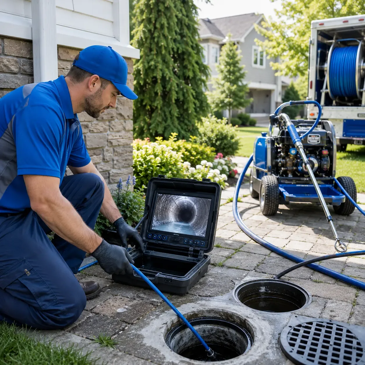 Outdoor drain cleaning professionals serving Oak Park, IL